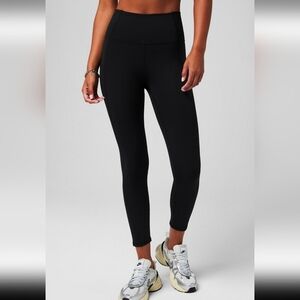 Fabletics Black Oasis Pureluxe High-waisted Leggings with Pocket Small NWT